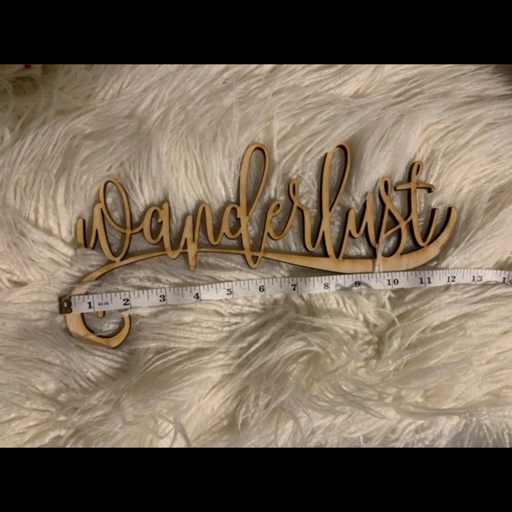 Wanderlust Wooden Decor - Picture 3 of 5